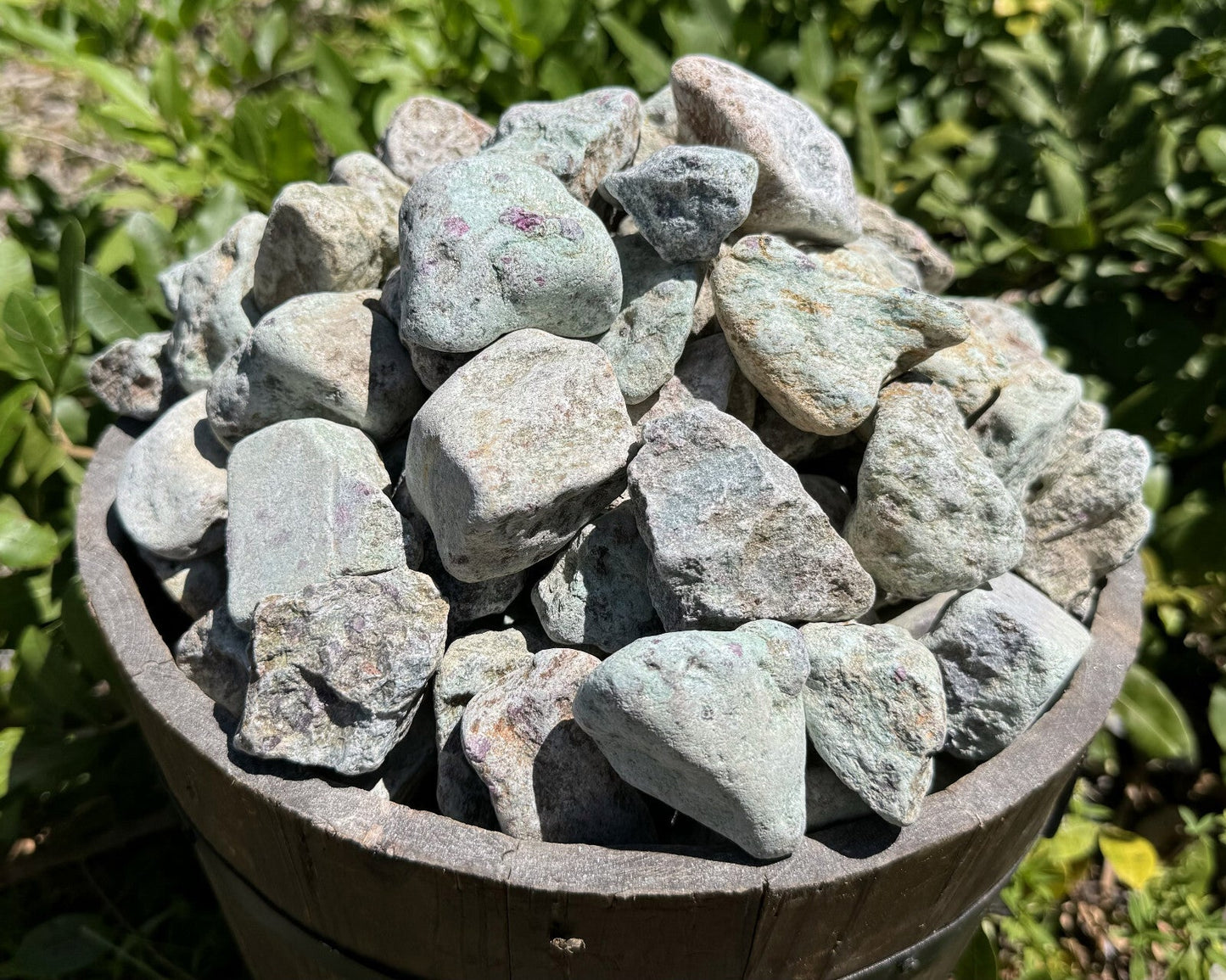 5 lb CLEARANCE Natural Rough Ruby Zoisite Wholesale Bulk Lots (Raw Ruby Zoisite)