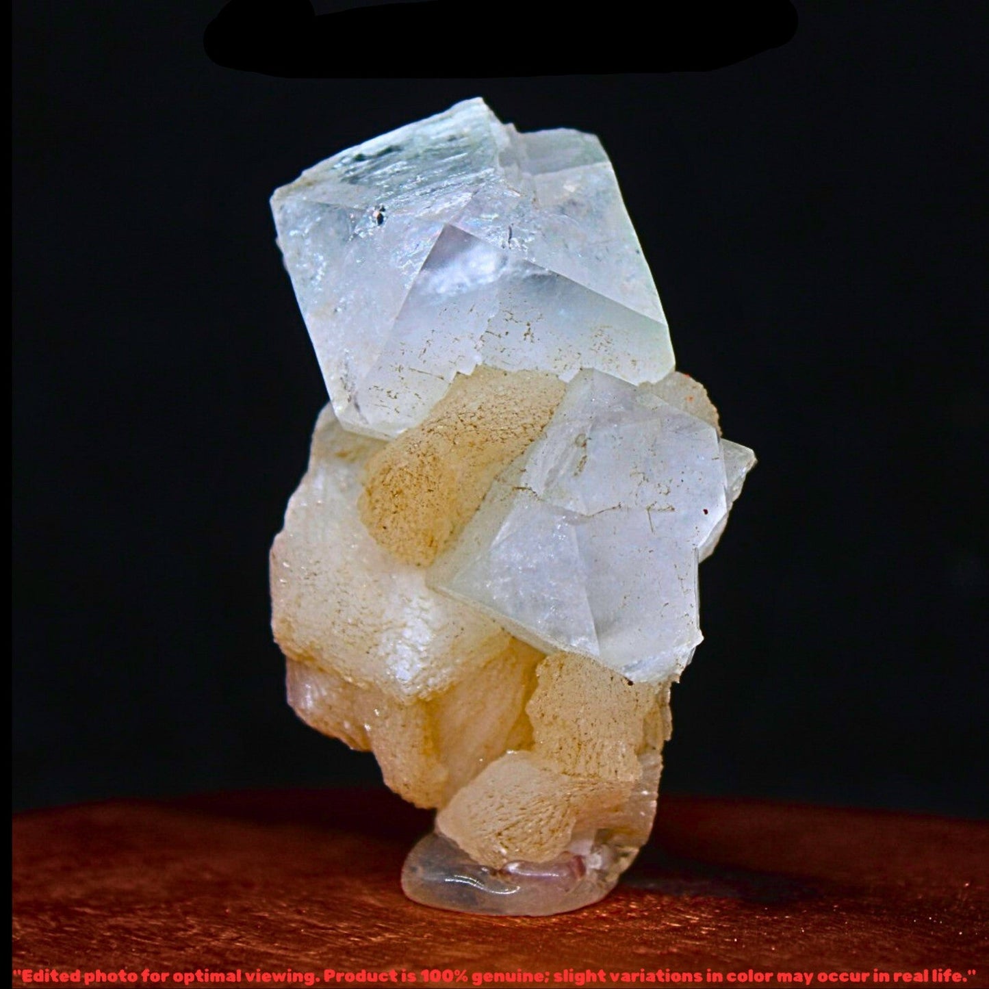 Apophyllite on Stilbite Cut Point Crystal 52g Reiki Healing & Meditation Stone