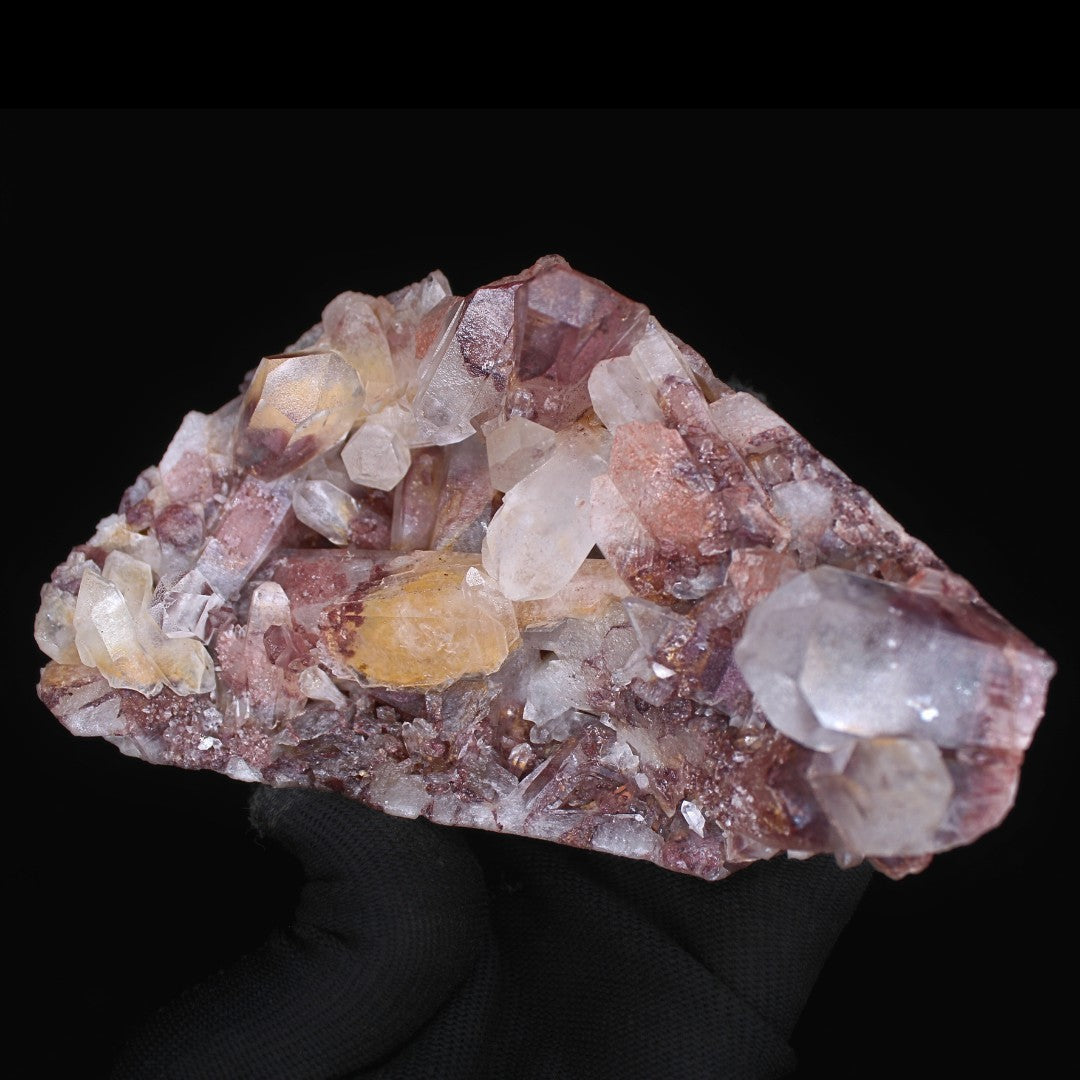Phantom Quartz Cluster 510g 14x8 cm Rare Natural Crystal Healing Specimen