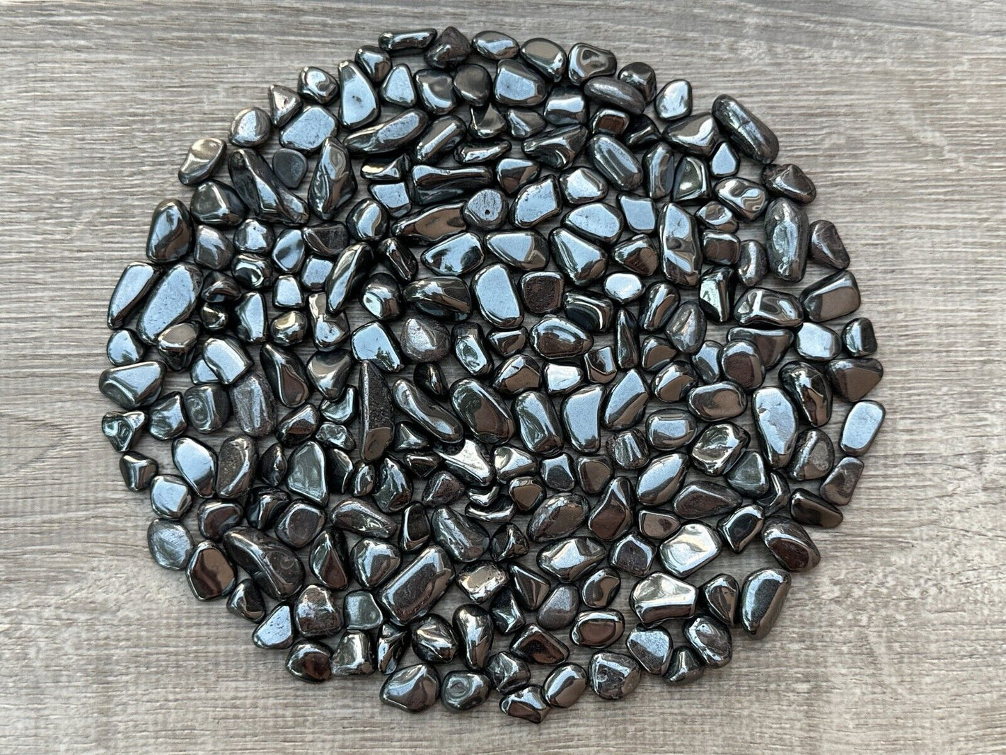 Grade A++ Hematite Semi Tumbled Gemstone Large Chips 8-20 mm, Wholesale Bulk Lot