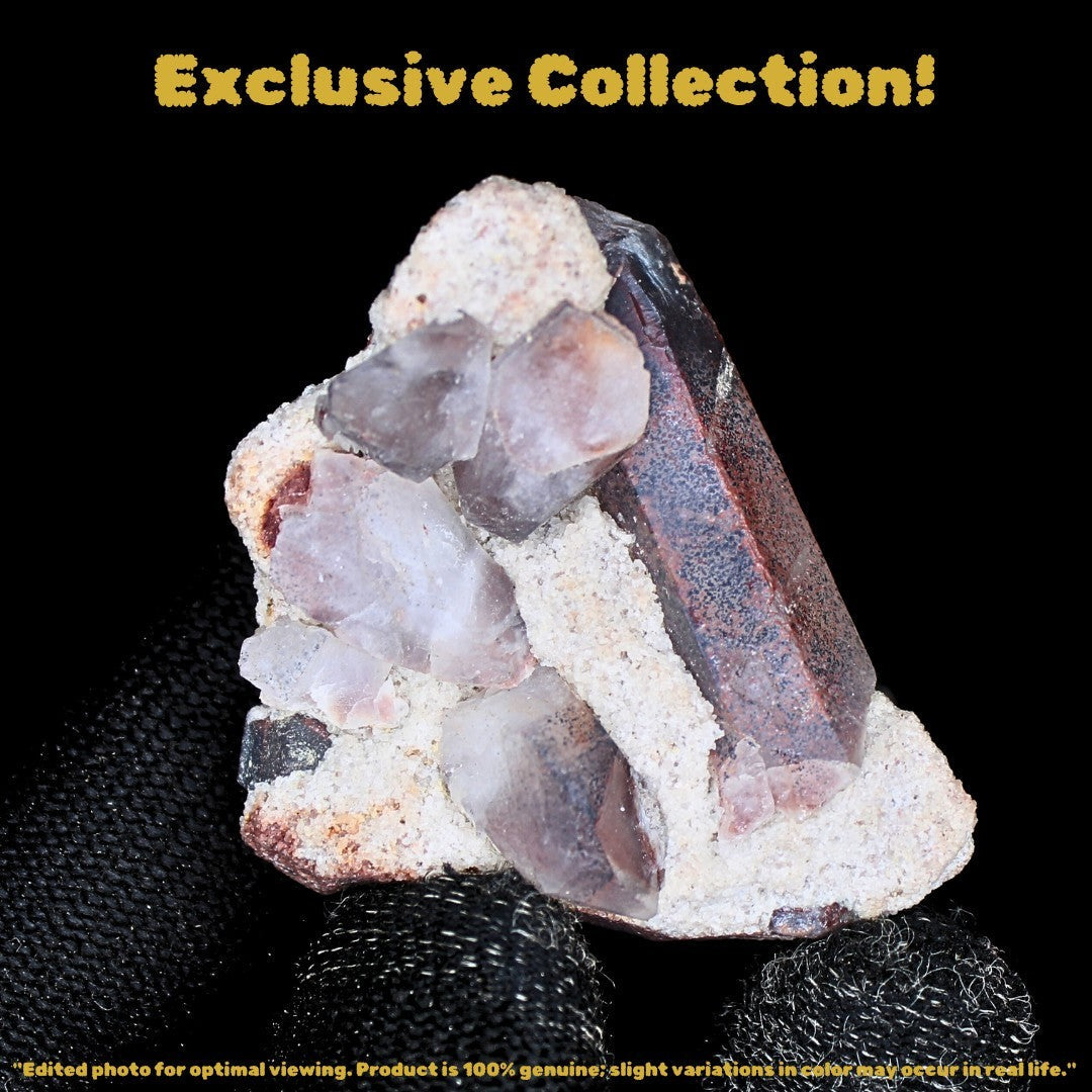 38g Phantom Quartz Crystal Specimen Rare Formation India Mineral