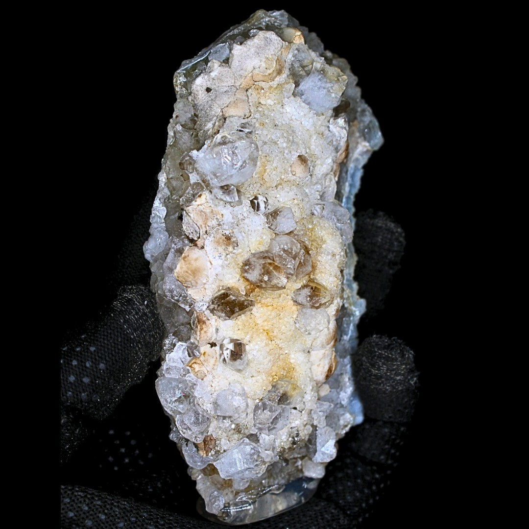 Smoky Quartz Crystal with Golden Rutile 322g Energy Clearing Healing Stone