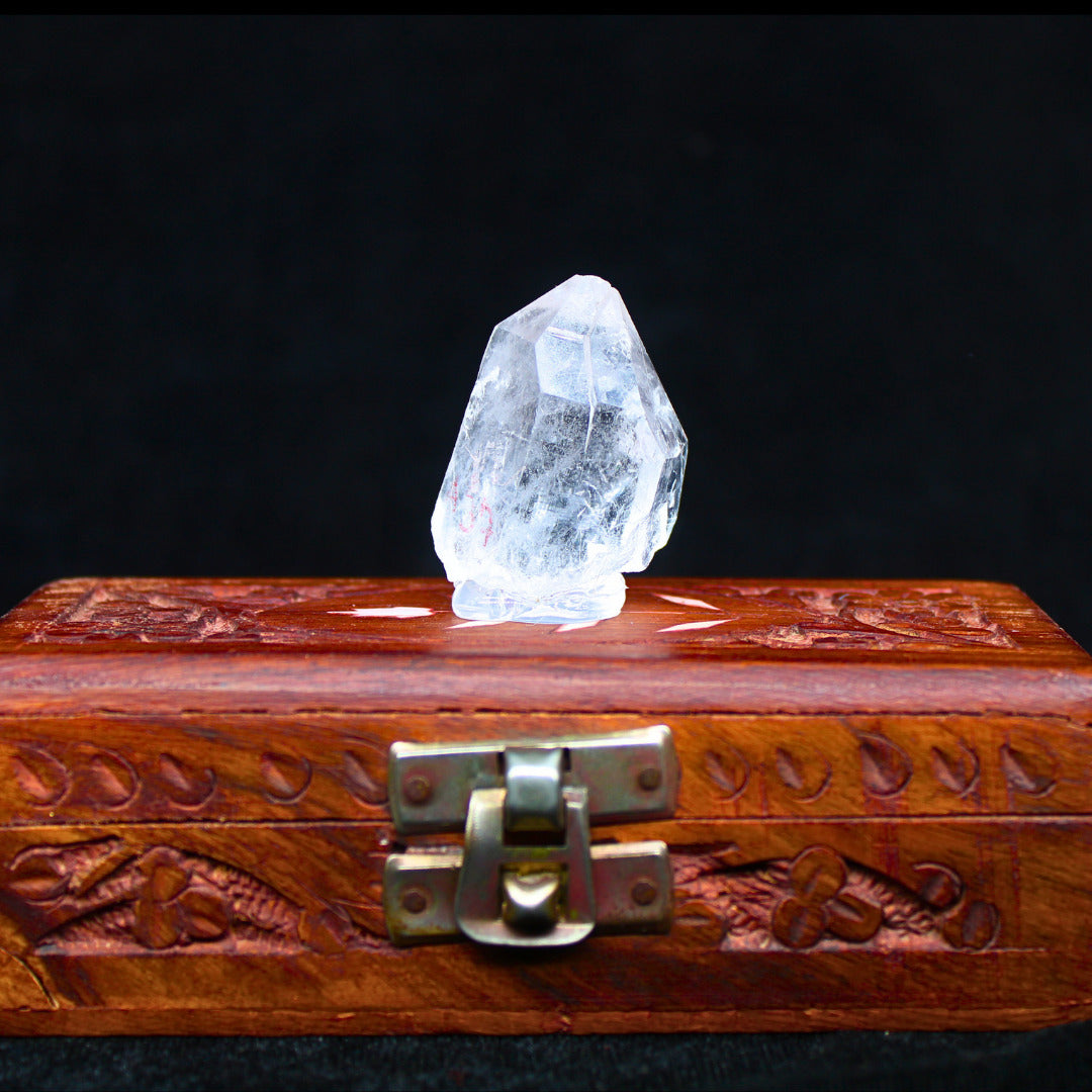 Himalayan Clear Quartz Cluster 35g โ Raw Natural Healing Crystal 4x3 cm