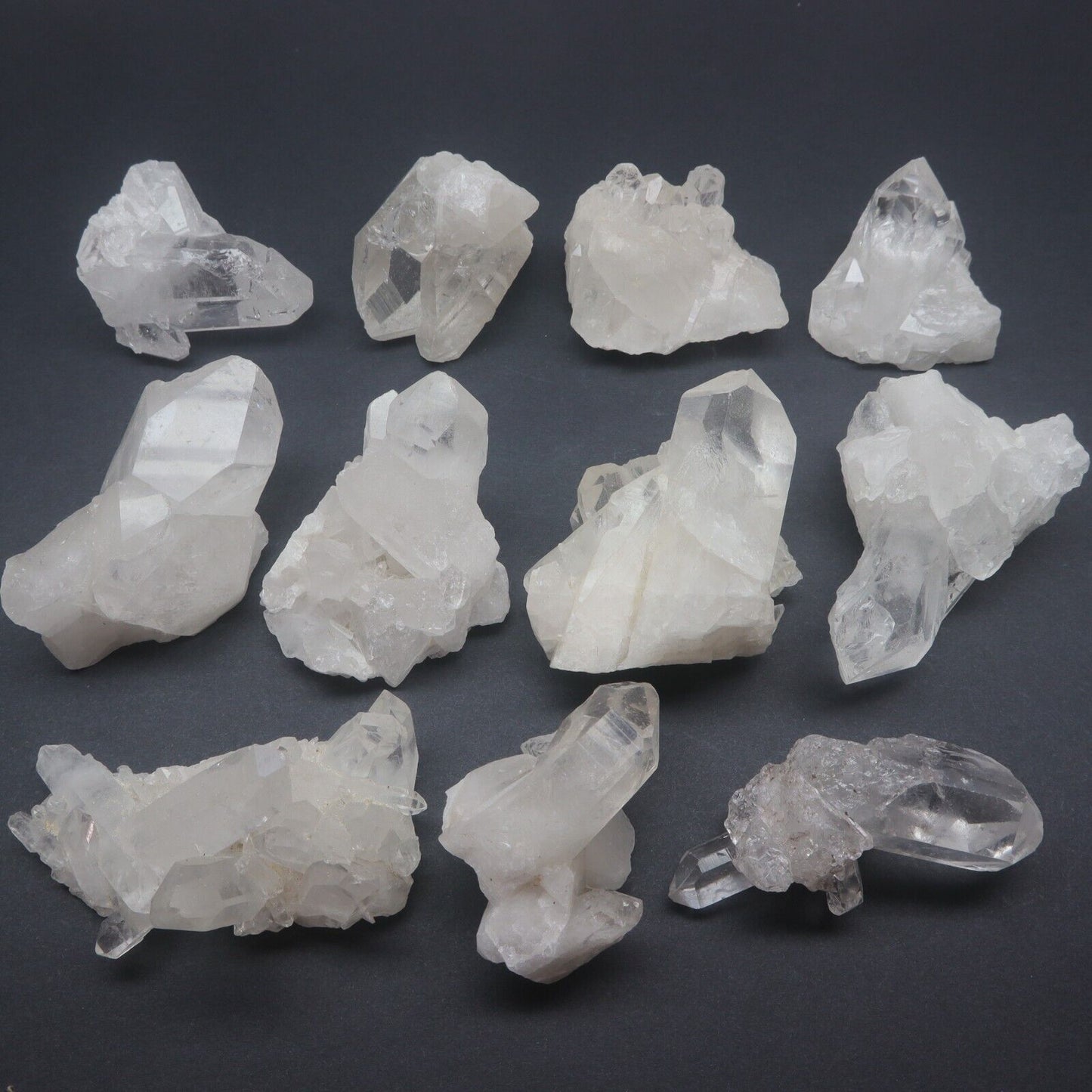 1 Lb Natural Clear Quartz Crystal Cluster Crystal Points Mineral Specimens
