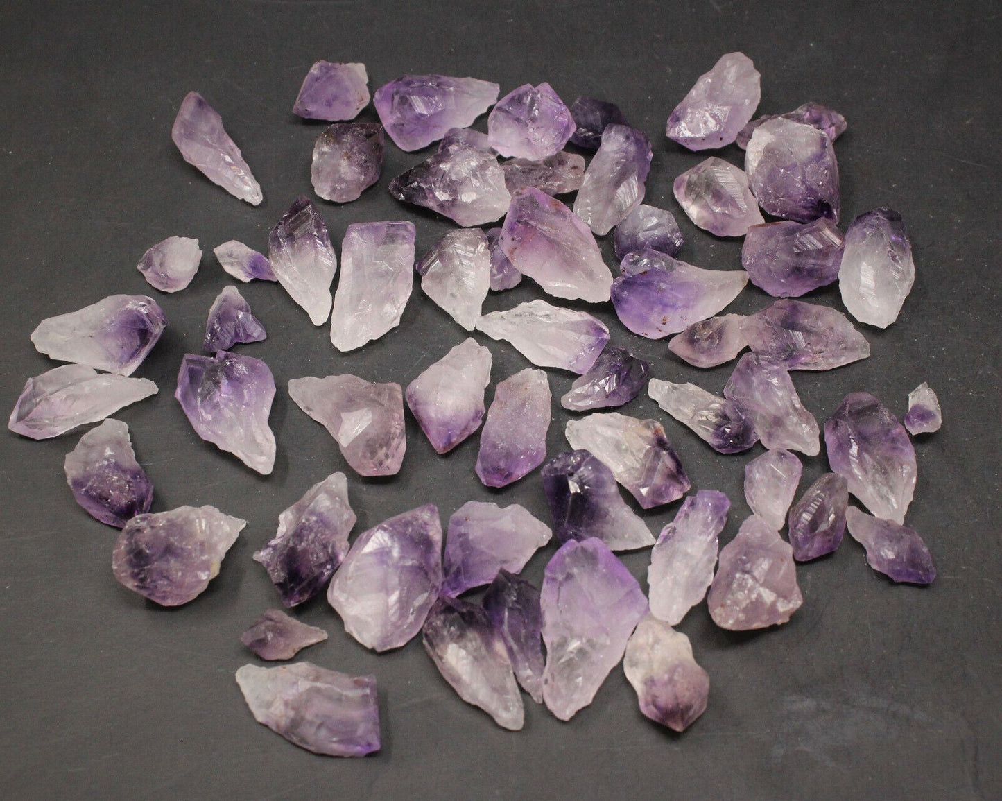 1/4 lb Bulk Lot Purple Amethyst Quartz Points & Raw Crystal Pieces โ 4 oz