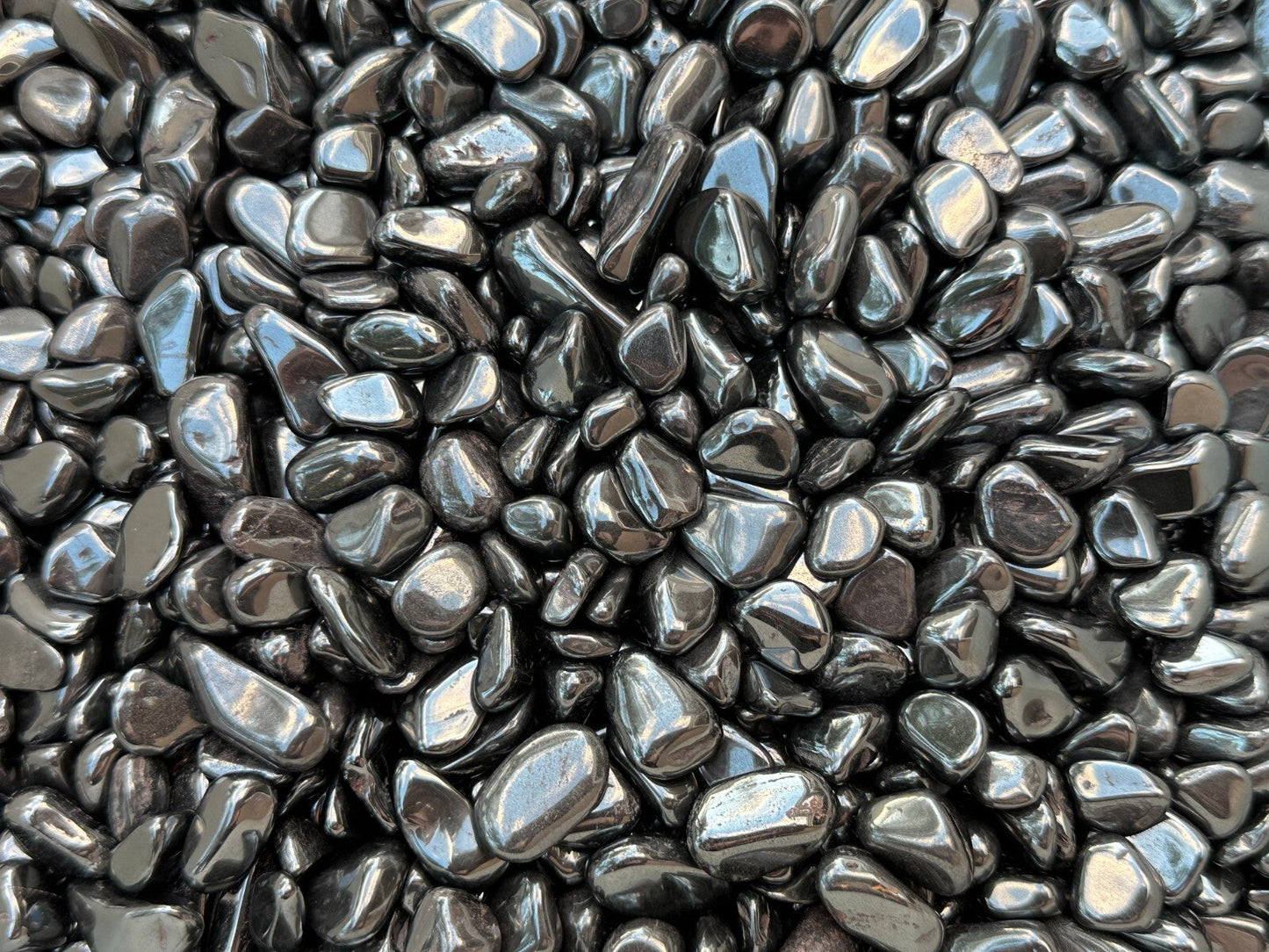 Grade A++ Hematite Semi Tumbled Gemstone Large Chips 8-20 mm, Wholesale Bulk Lot