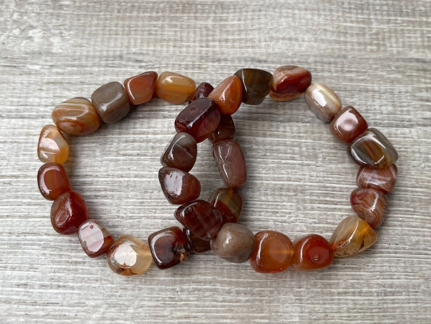 Wholesale Grade A++ Gemstone Nugget Bracelet, Choose from 18 Gemstone Types