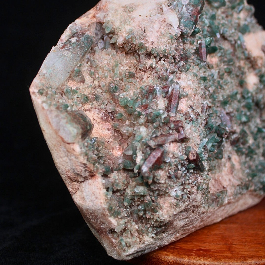 Green Chlorite Quartz Phantom 2.1kg Rare Collector Crystal Specimen India