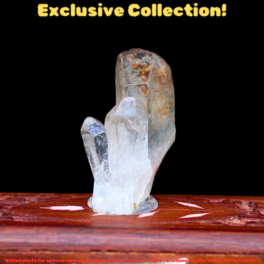 Himalayan Clear Quartz Cluster 25g 5x4x3cm Raw Crystal Energy Healing Stone