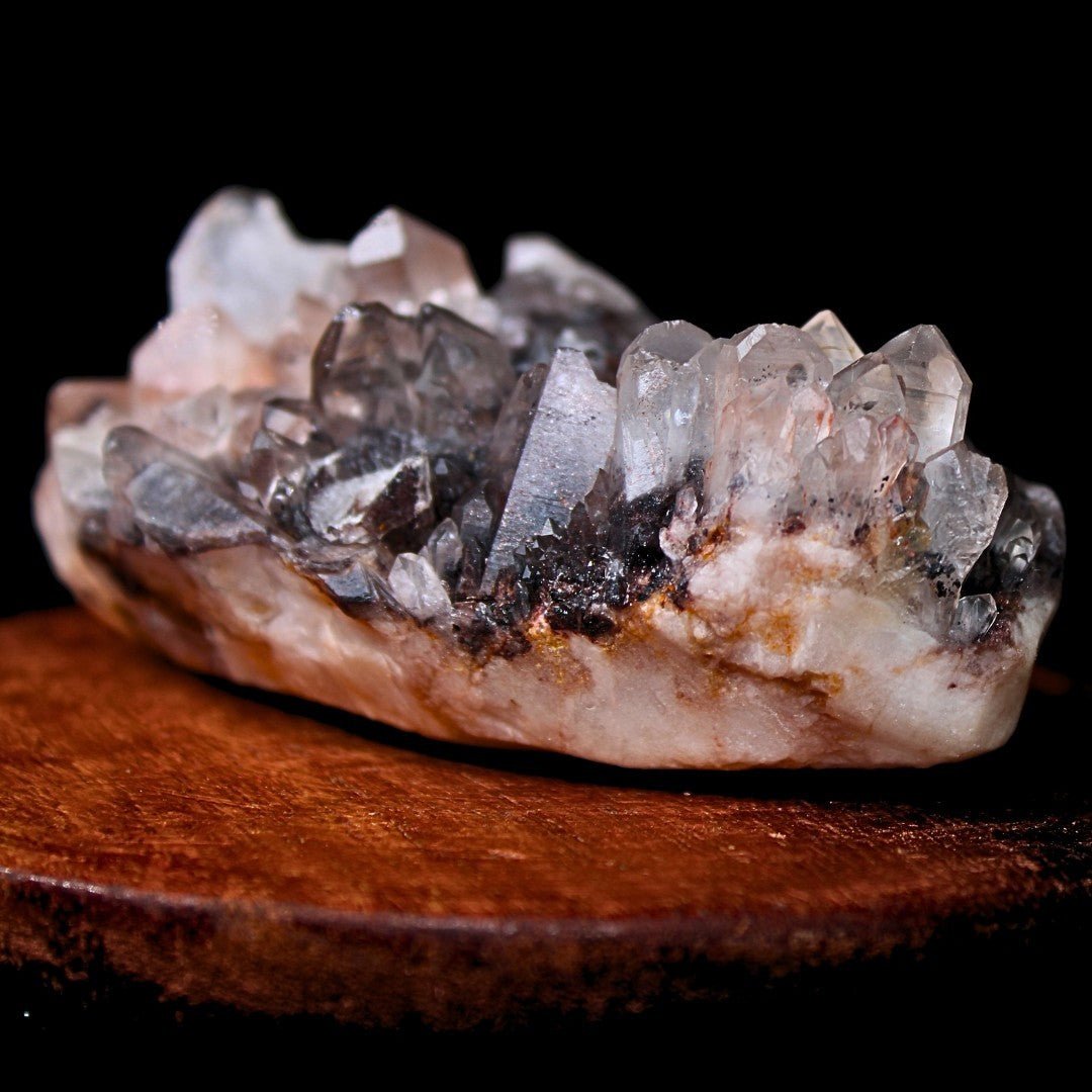 Phantom Quartz Crystal 224g 10x6 cm Raw Healing Stone Collector Mineral India