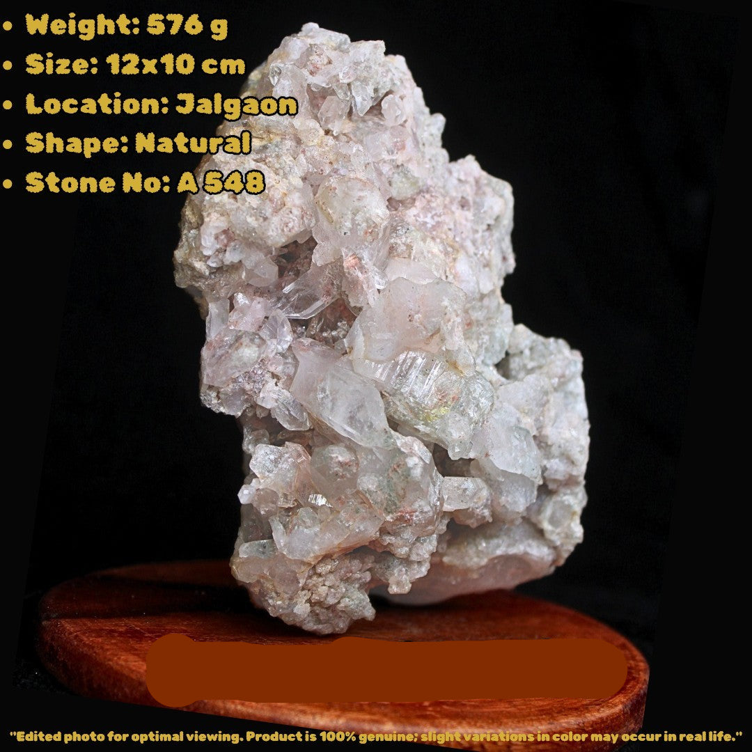 Himalayan Quartz Cluster 576g Healing Crystal for Energy, Clarity & Meditation