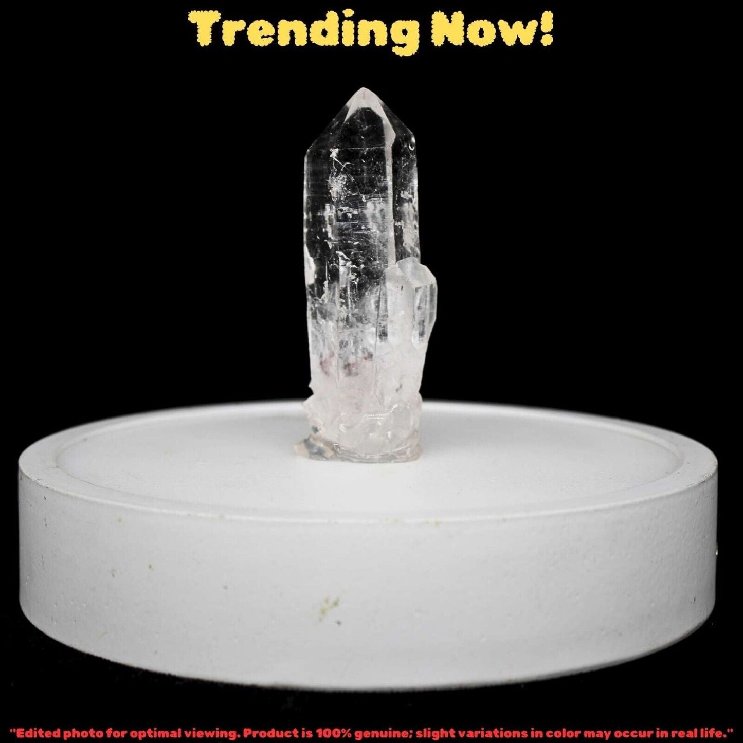 Himalayan Clear Quartz Point Wand Ethically Sourced Healing Crystal from India