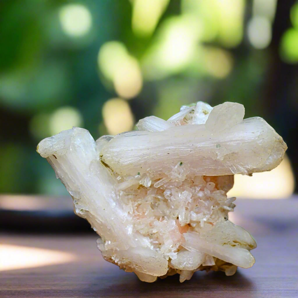 Natural Orange Stilbite Mineral 24g 6x5 cm | Zeolite Crystal from India