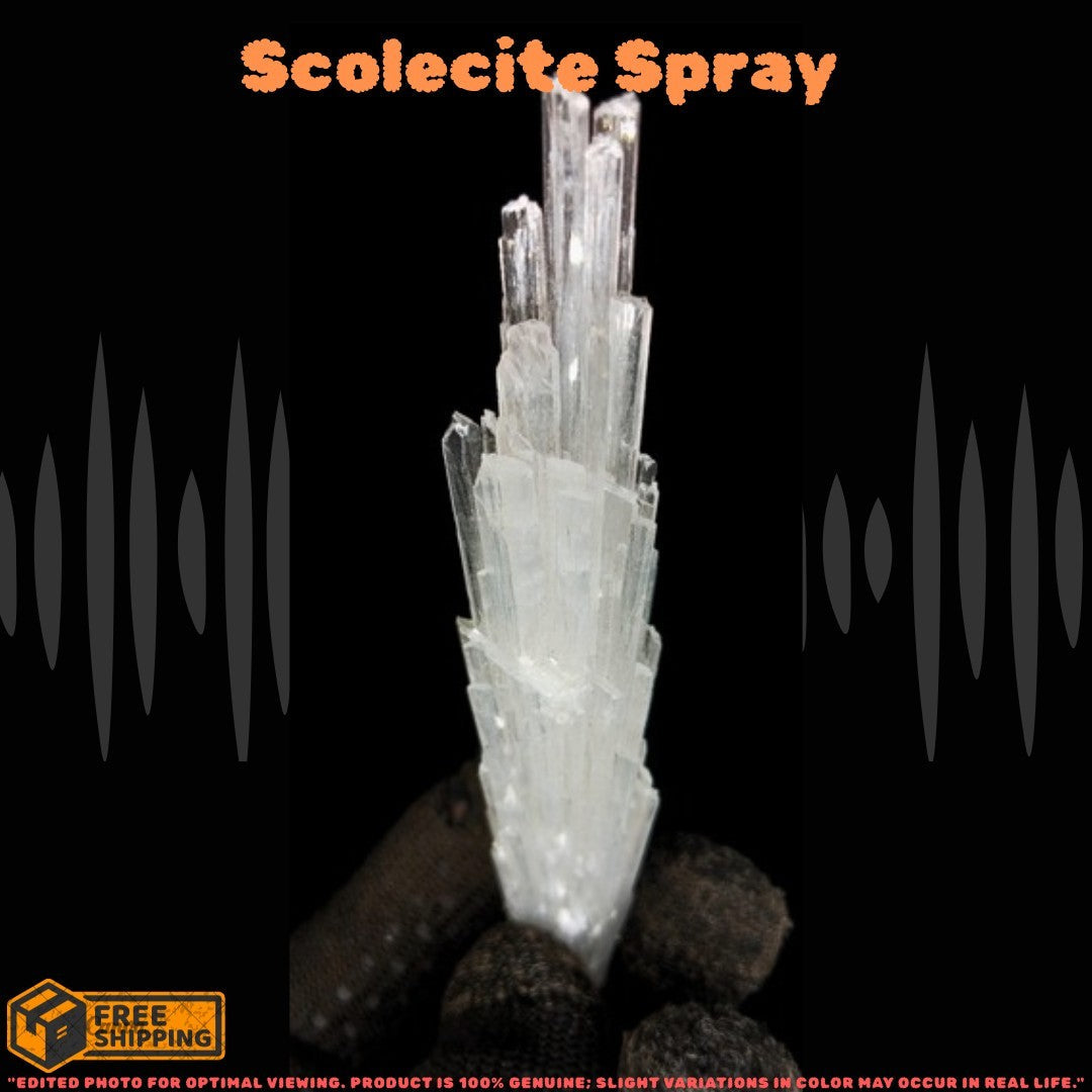 15g Rare Scolecite Crystal Cluster | Reiki Healing Mineral | Meditation Stone