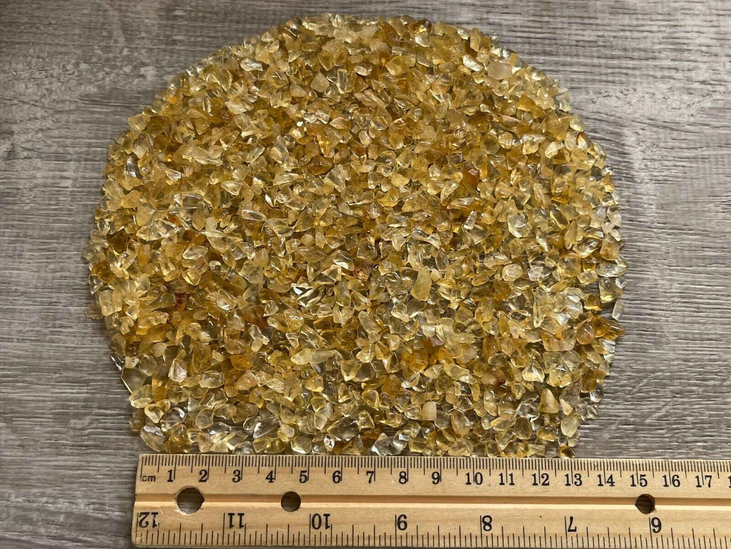 Grade A+++Citrine Semi Tumbled Gemstone Mini Chips 3 - 6 mm, Wholesale Bulk Lot