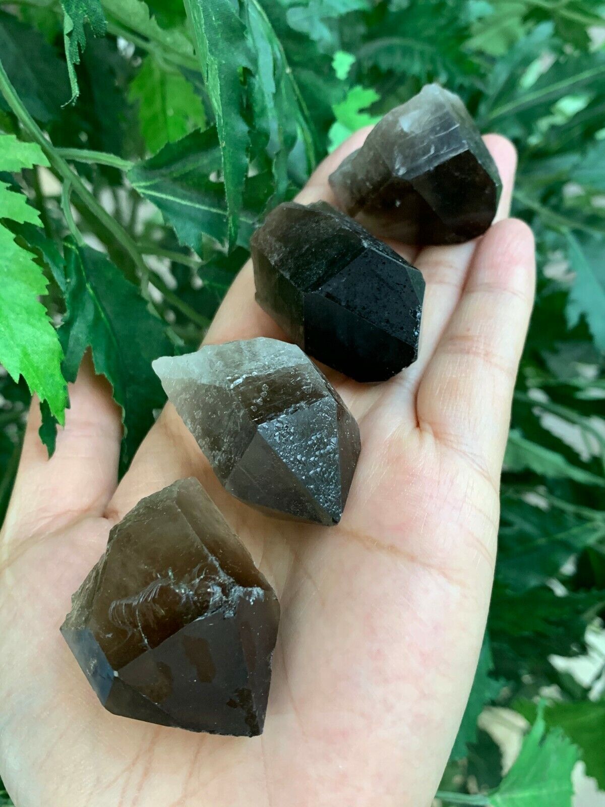 Natural Smoky Quartz Crystal Points, Raw Smoky Quartz Point, Wholesale Bulk Lot