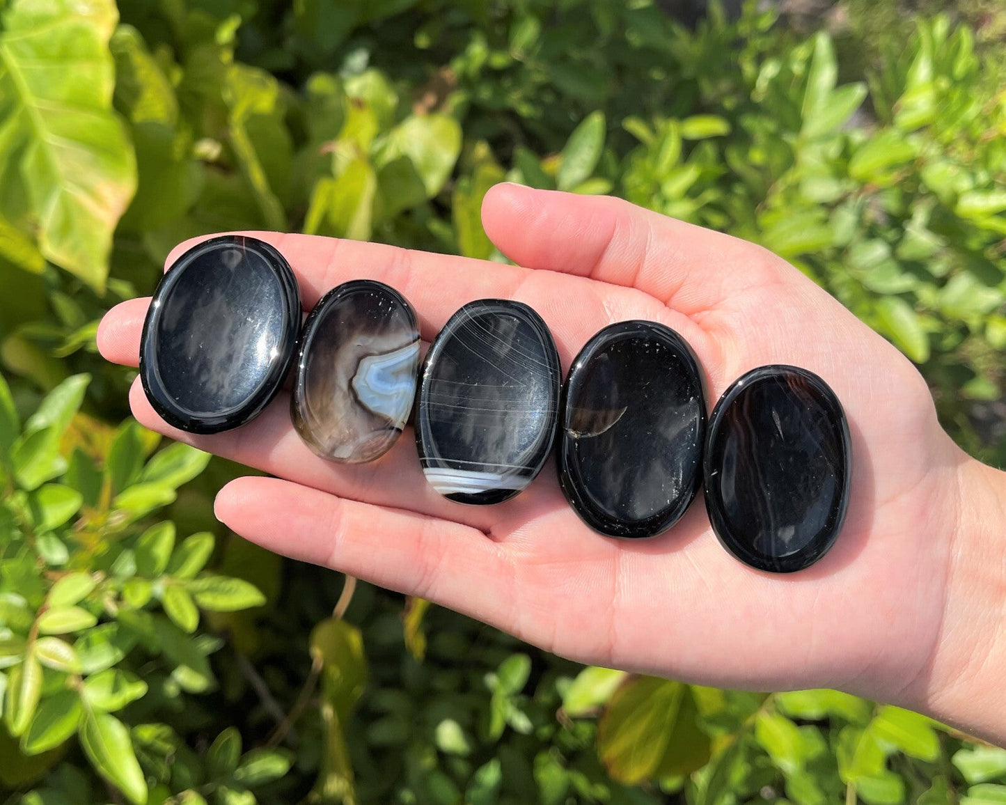 Natural Crystal Worry Stone: Choose Gemstone (Crystal Healing Pocket Stone)