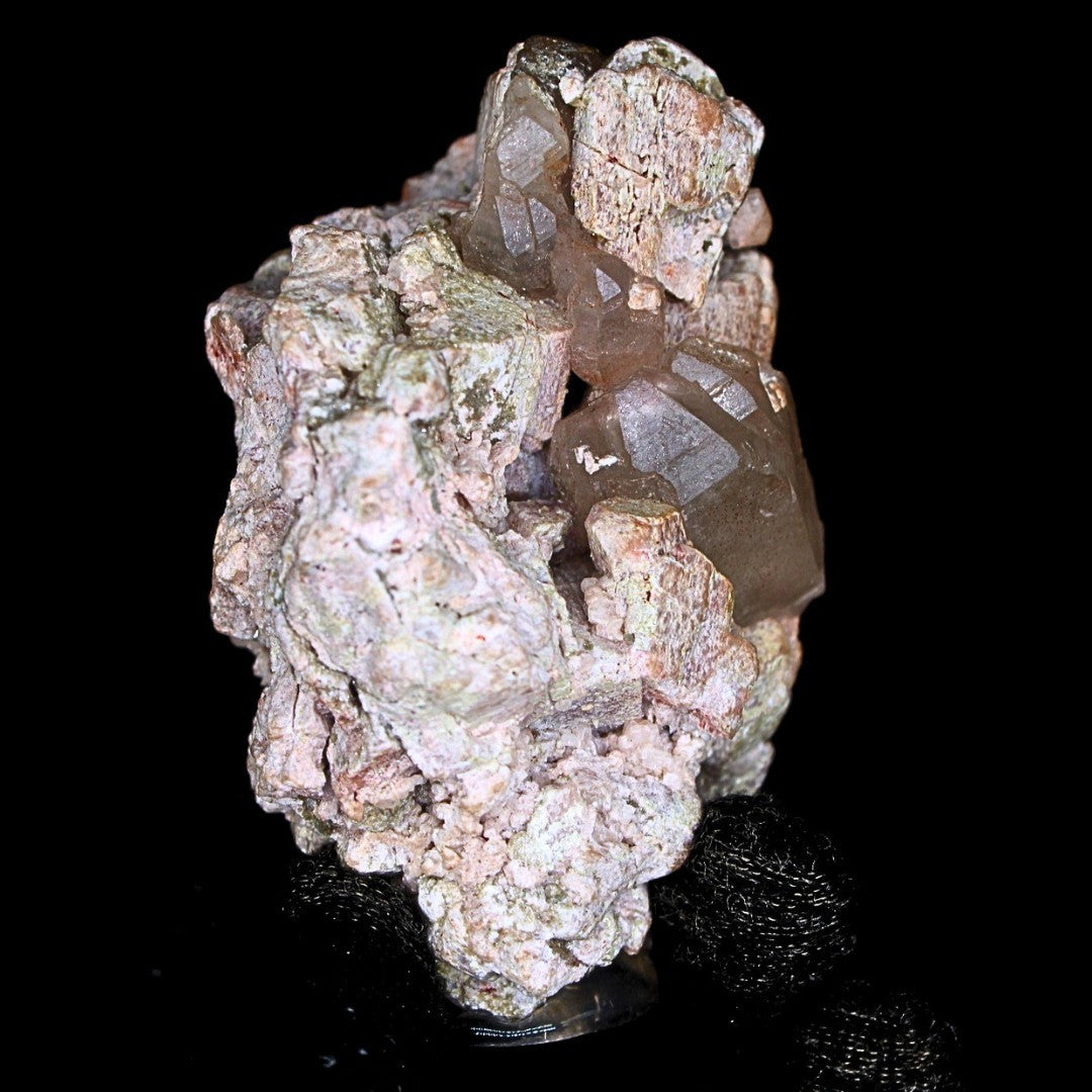 Smoky Quartz with Chlorite 222g Rare Mineral Crystal Specimen from India