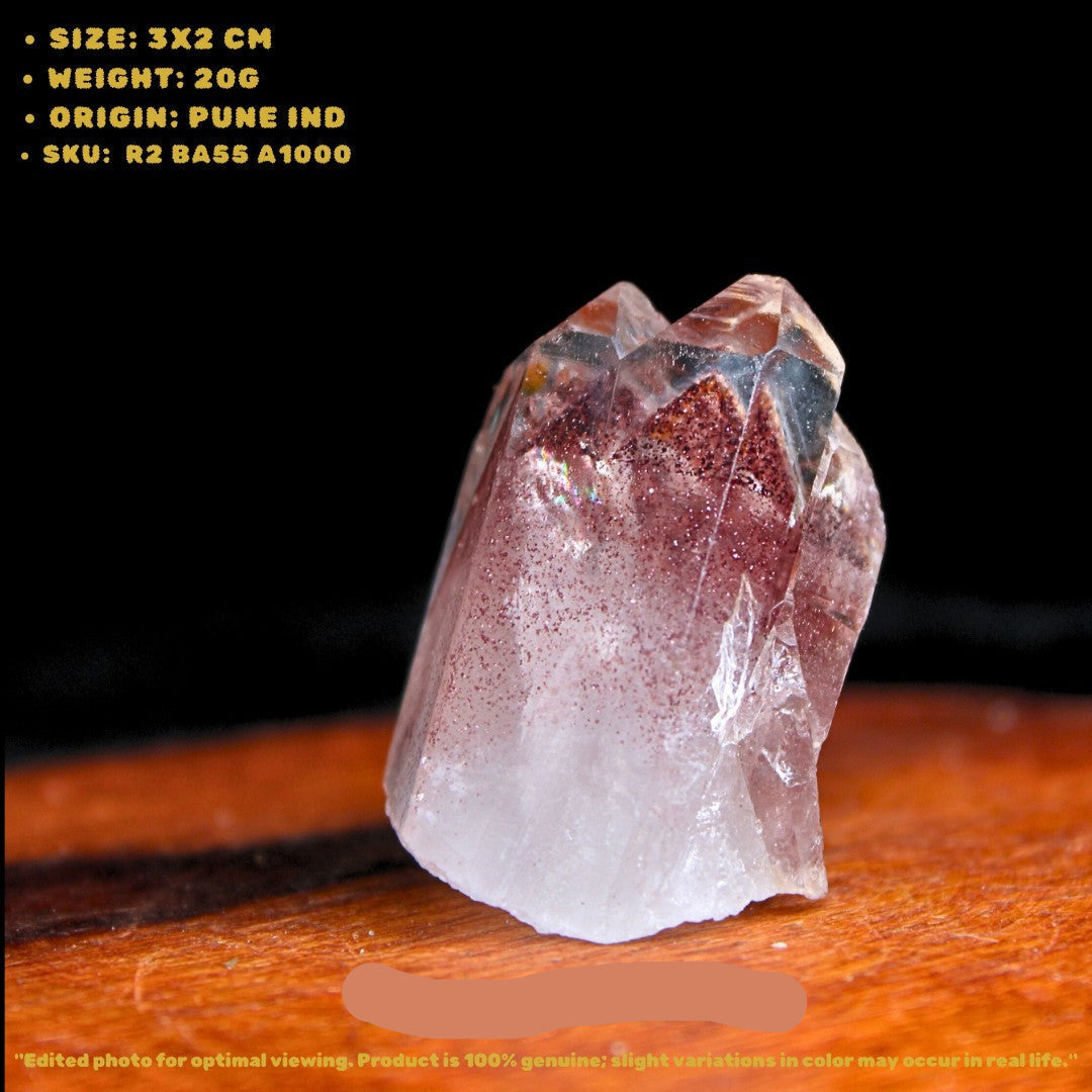 Natural Phantom Quartz Crystal 20g 3x2 cm Rare Healing Mineral Gemstone