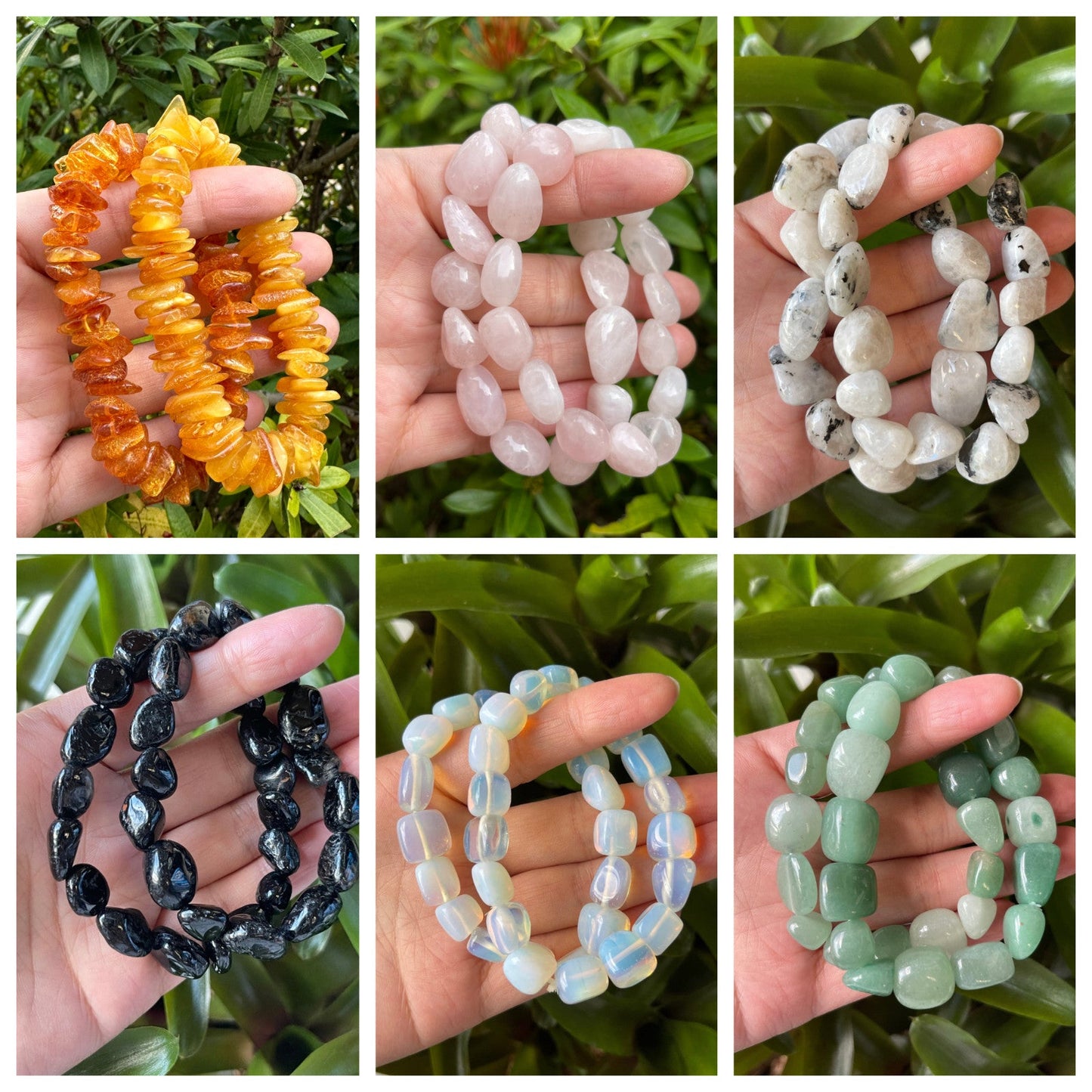 Wholesale Grade A++ Gemstone Nugget Bracelet, Choose from 18 Gemstone Types