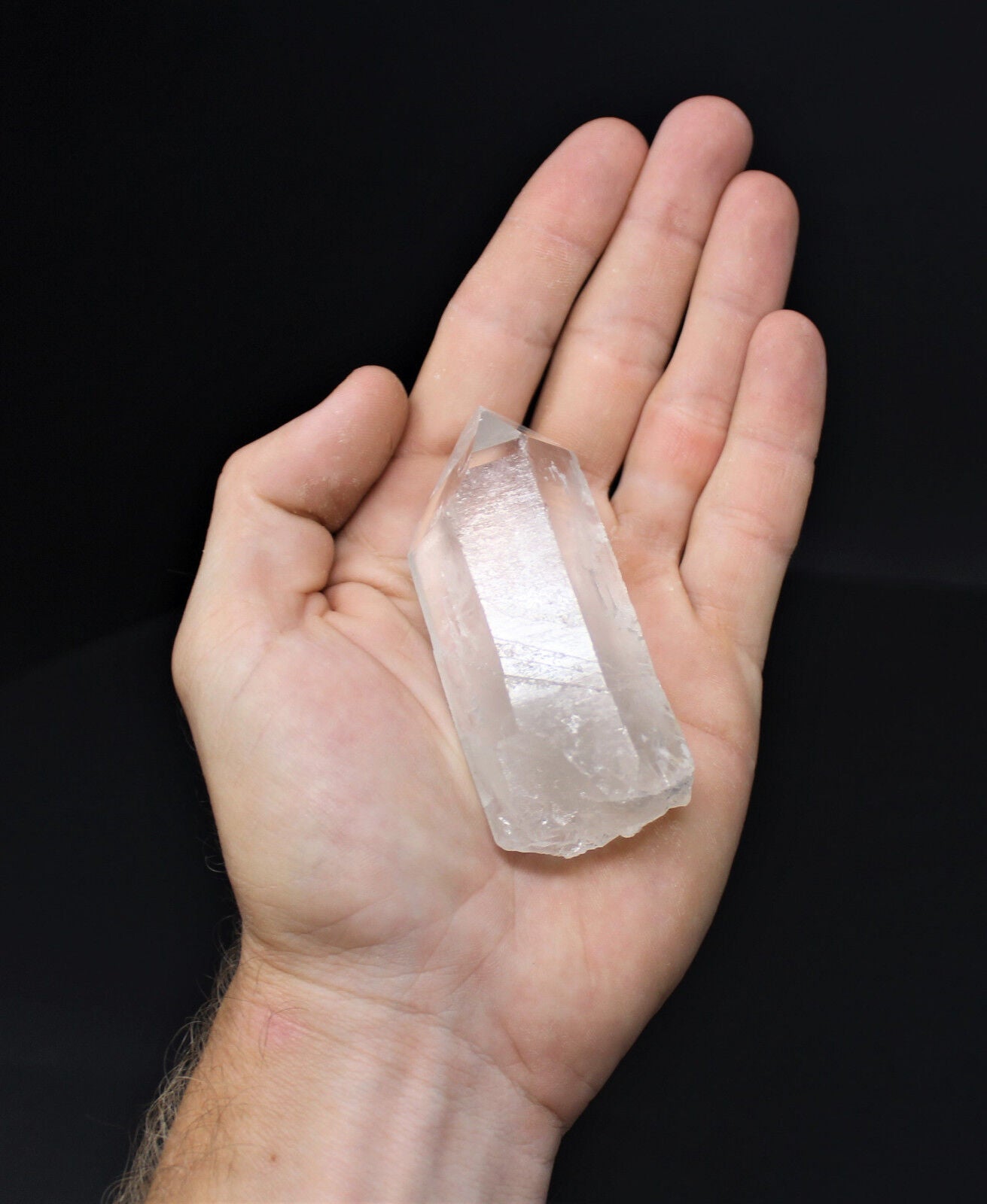 Clear Quartz Crystal Point (3" - 4") Natural Wand Specimen, Reiki Healing