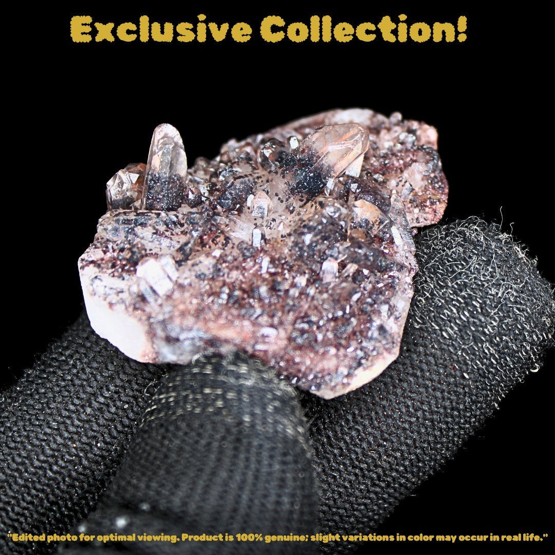 Mini Phantom Quartz 22g 4x3 cm Rare Natural Crystal for Display Shelf