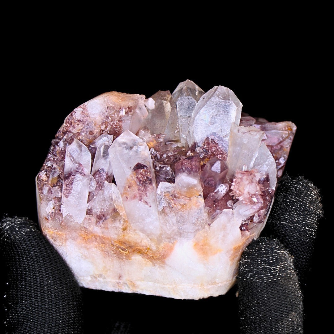 Phantom Quartz Crystal 330g 7x5 cm Raw Natural Cluster Stone from India