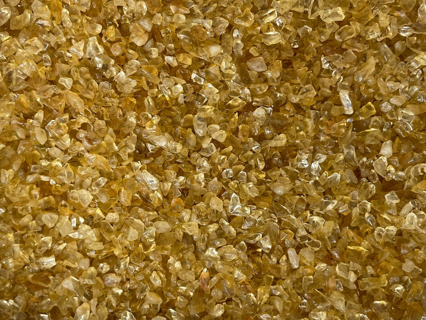 Grade A+++Citrine Semi Tumbled Gemstone Mini Chips 3 - 6 mm, Wholesale Bulk Lot