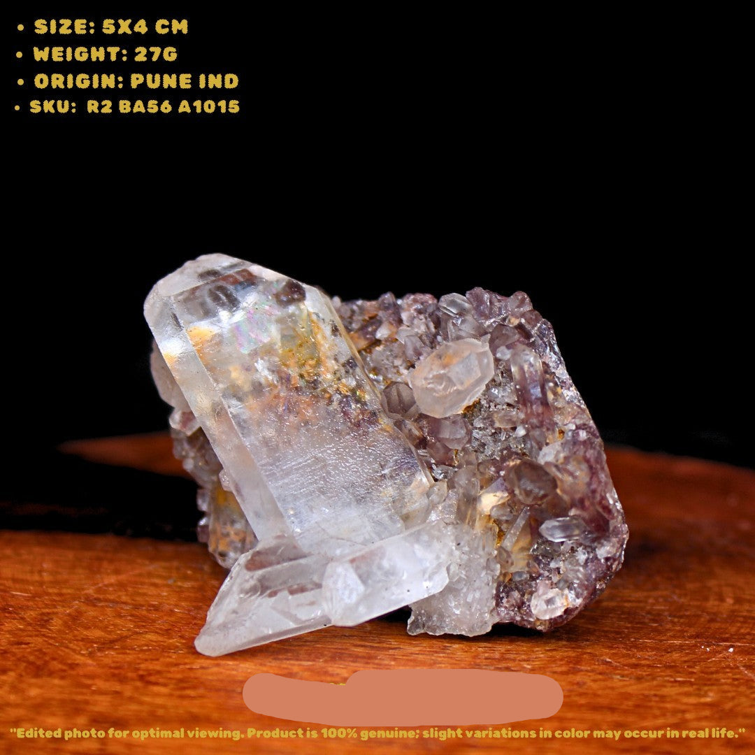 Phantom Quartz Crystal 27g 5x4 cm Rare Healing Stone for Energy Meditation