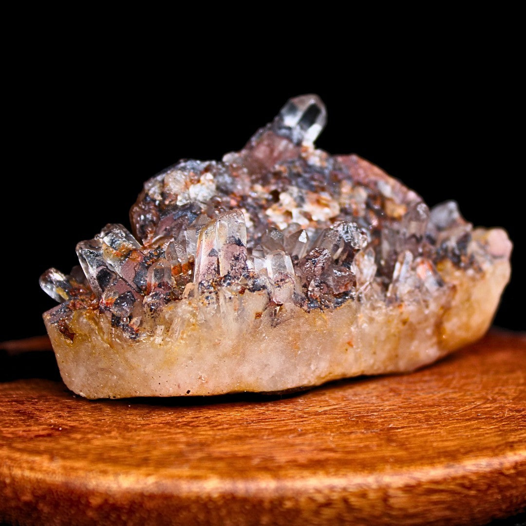 Phantom Quartz Crystal 130g 7x3 cm Natural Healing Cluster Raw Stone India