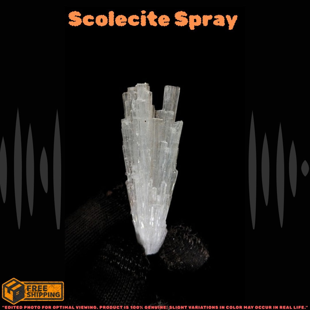 Scolecite Meditation Stone 8g Calming Crystal for Peace, Sleep & Reiki