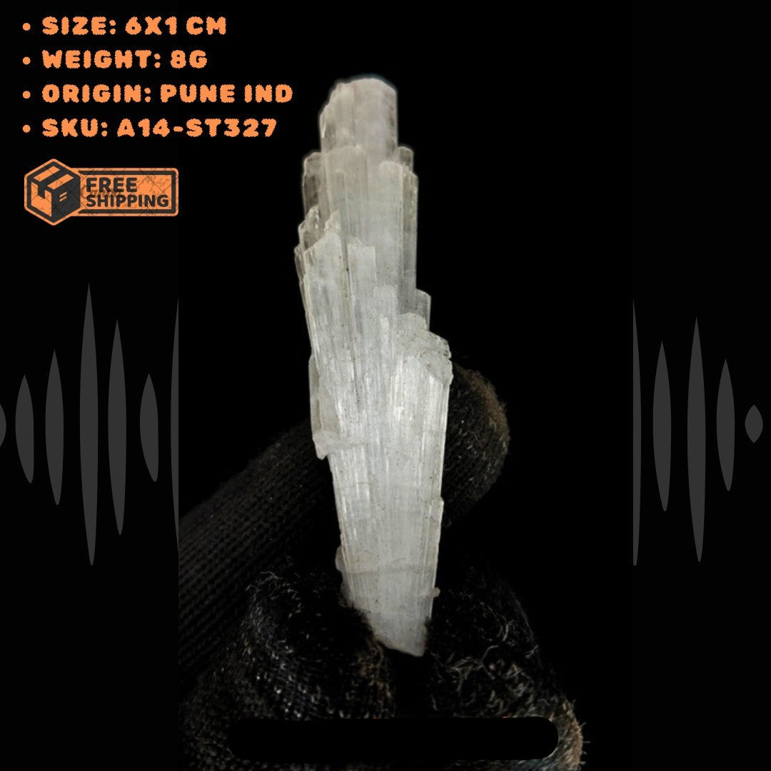 8g Scolecite Healing Stone Natural Cluster for Energy Peace Relaxation