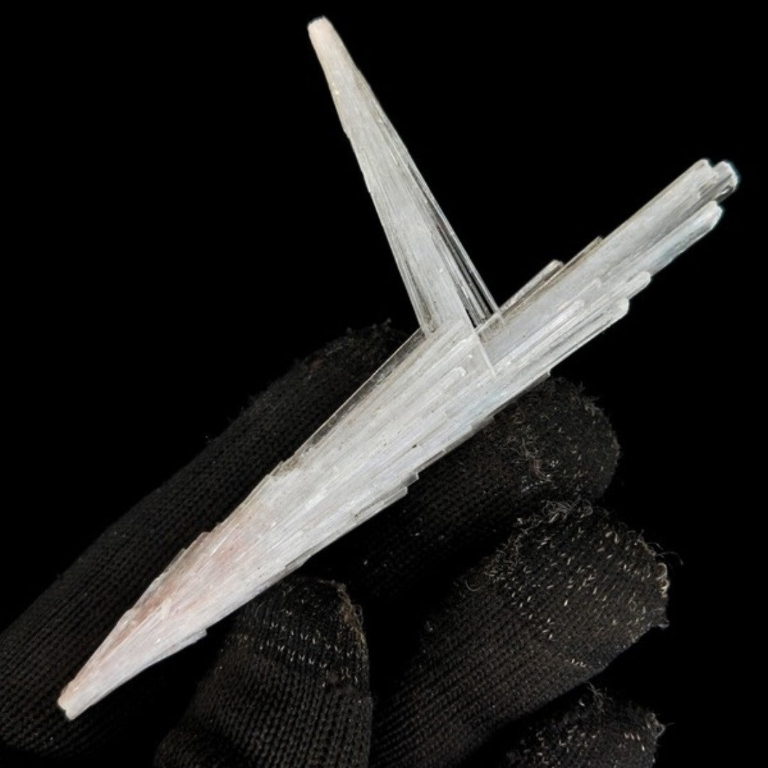 Natural Scolecite Stone 18g Zeolite Crystal Mineral Specimen from India