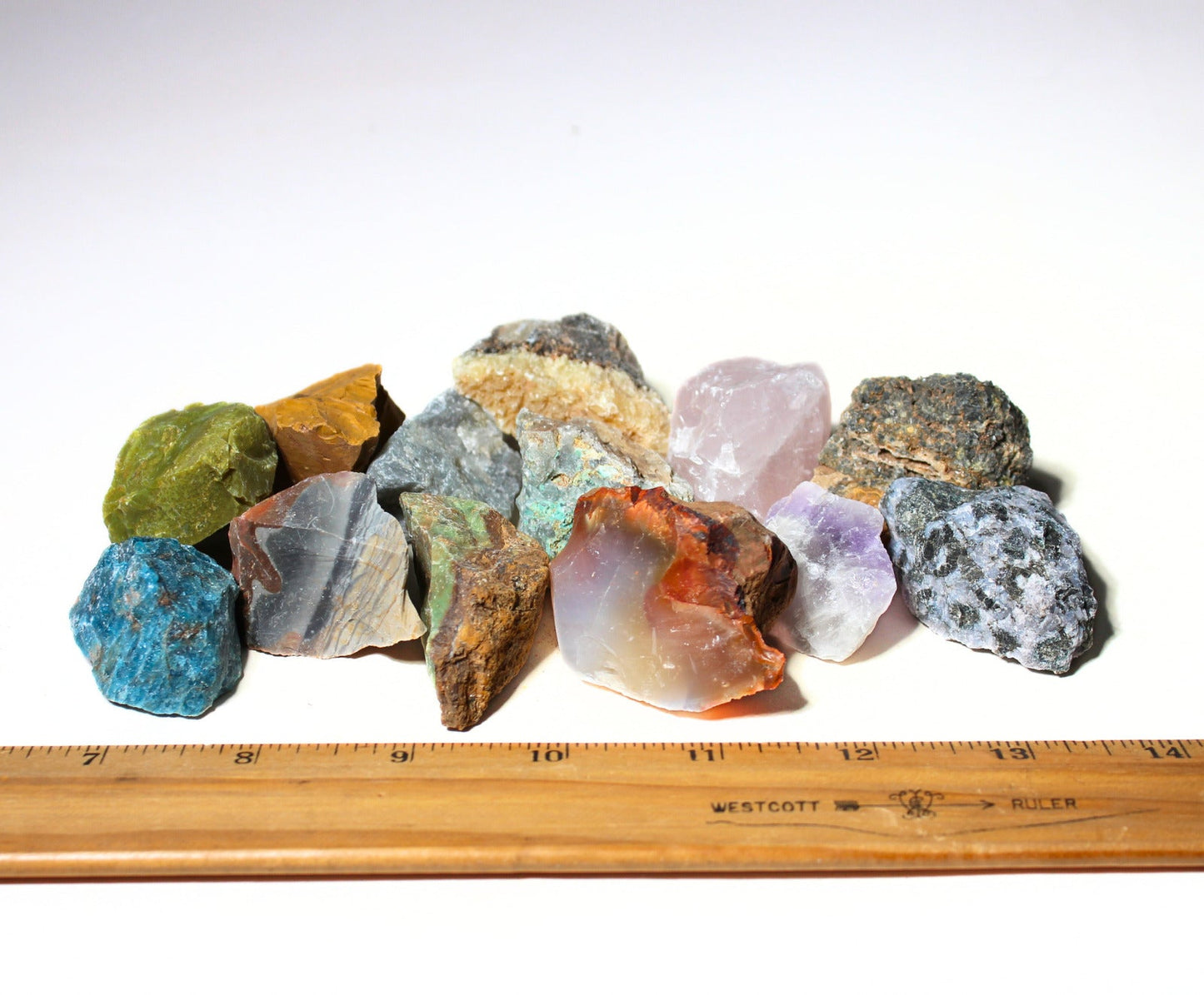 Madagascar Mix - Rough Rocks for Tumbling - Bulk Wholesale 1LB options