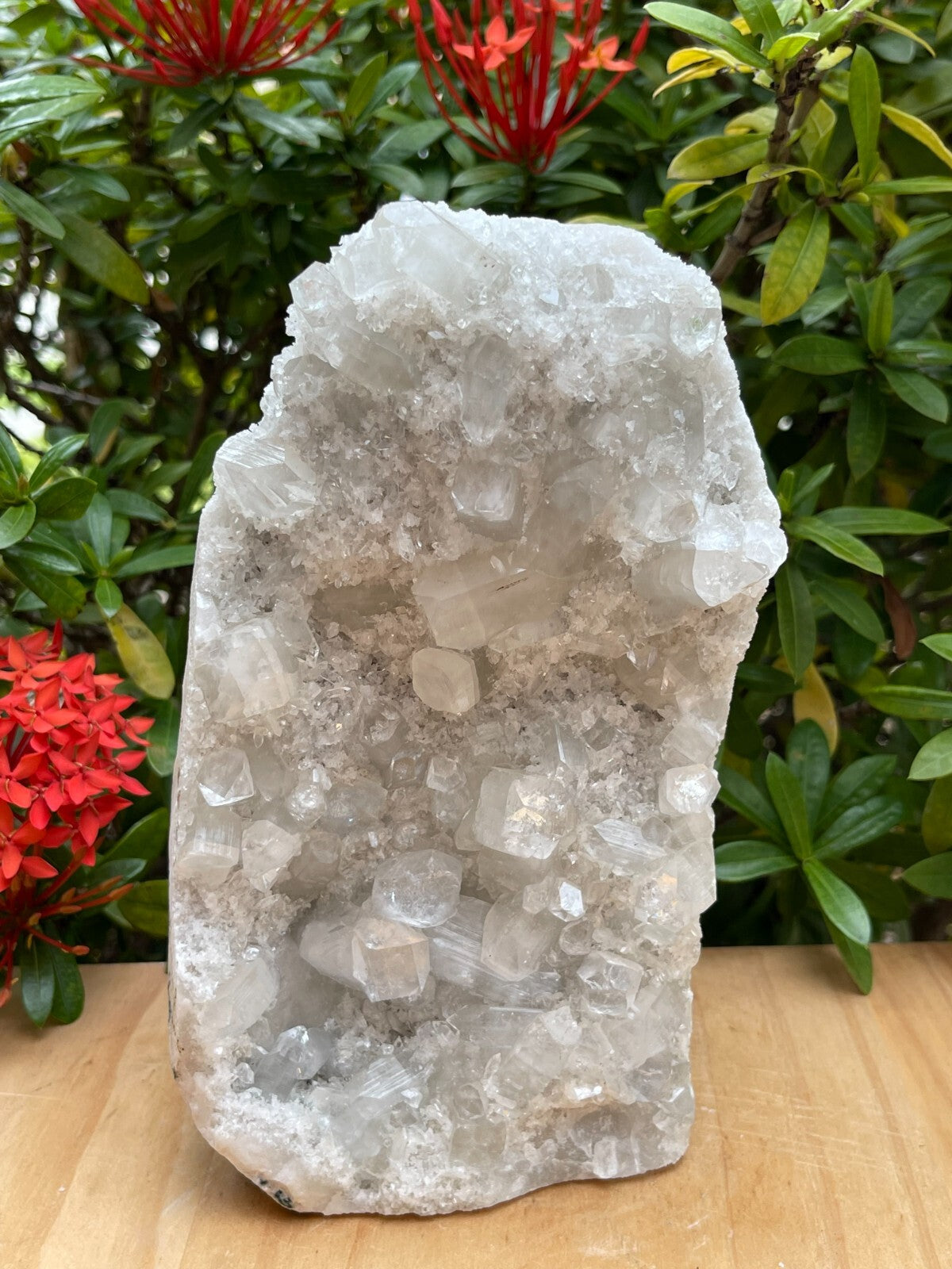 Apophyllite Cluster, Apophyllite Geode, Apophyllite Free Standing