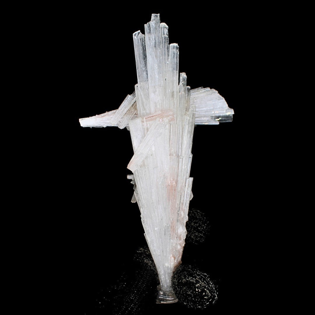 Natural Scolecite Healing Crystal 66g 12x7 cm Calming Stone for Meditation