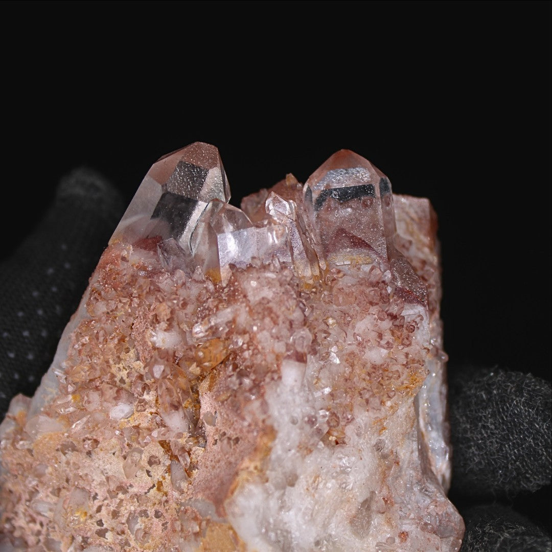 Phantom Quartz Healing Crystal 414g 10x8 cm Raw Cluster Natural Mineral India