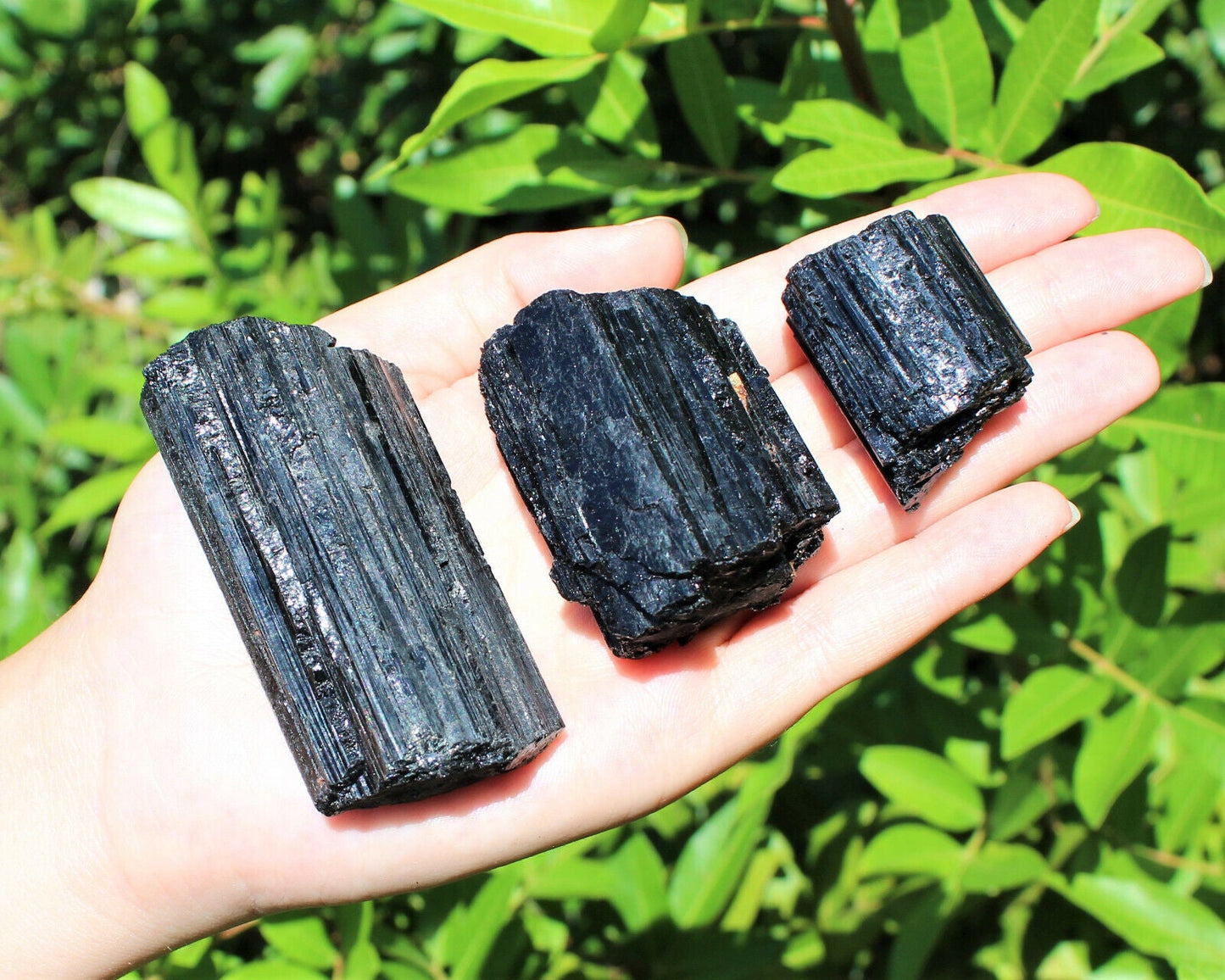 π€ Bulk Extra Grade Shiny Natural Rough Black Tourmaline Rods β Box of 14β18 Pcs