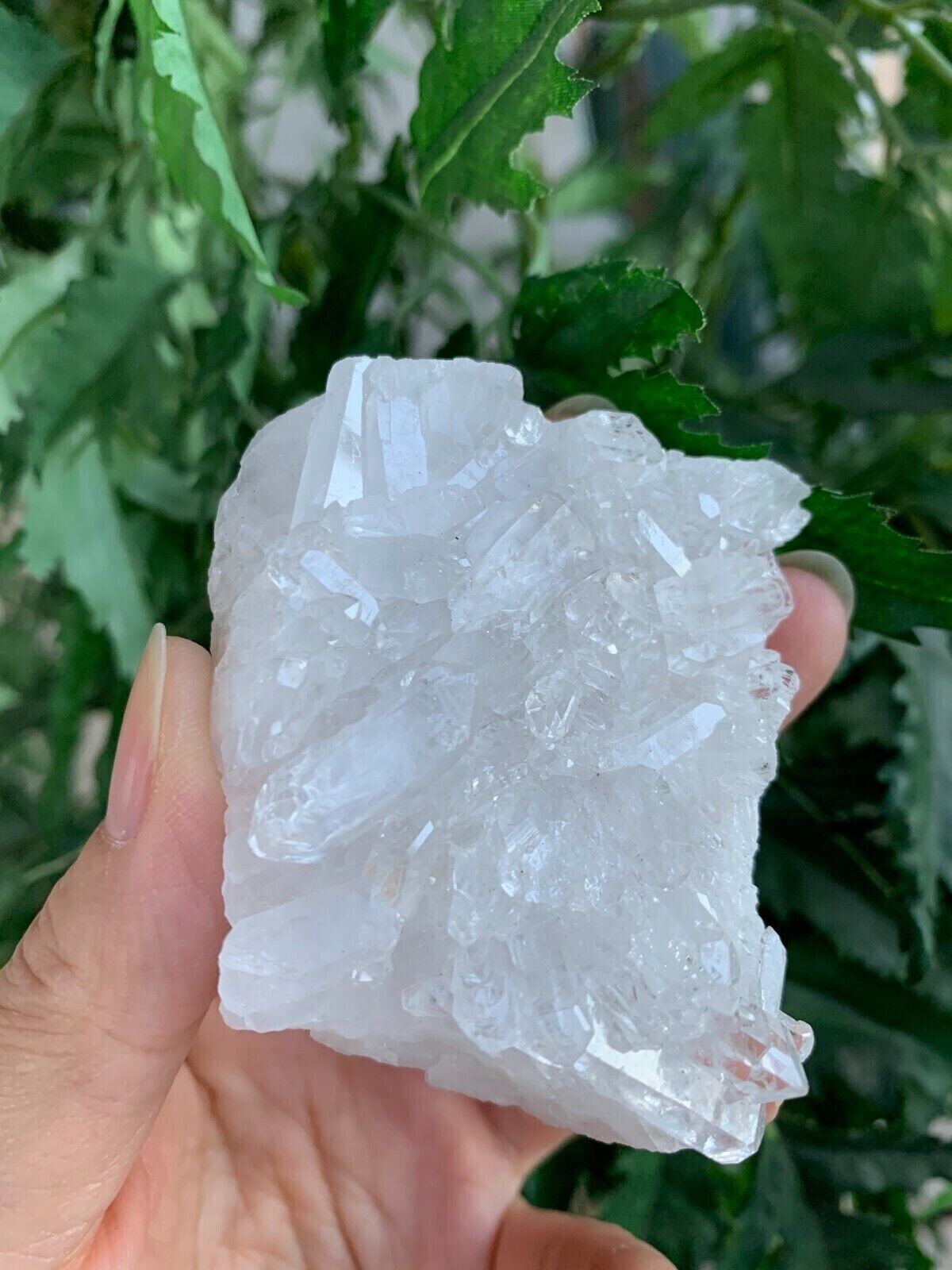 Grade A++ Clear Quartz Crystal Cluster, 1.5"- 2" Raw Clear Quartz Geode