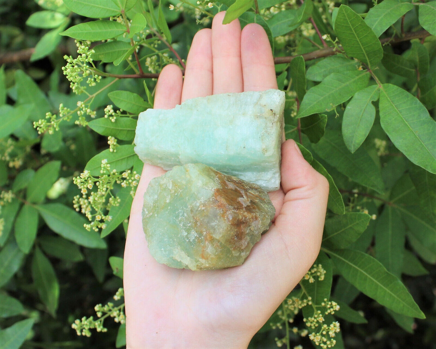 LARGE Rough Aquamarine Natural Chunk, 2" - 3" (Raw Aquamarine, JUMBO)