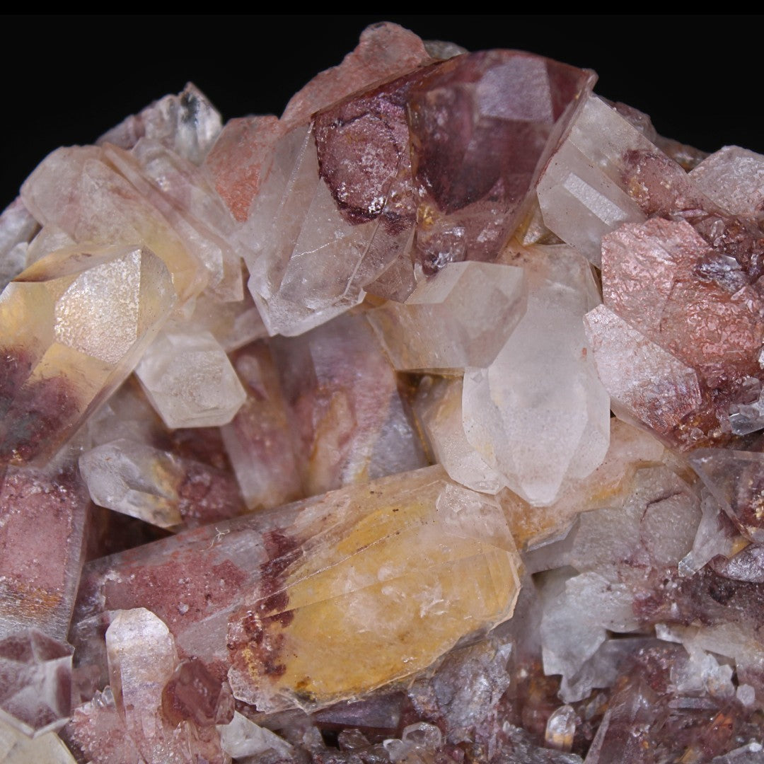 Phantom Quartz Cluster 510g 14x8 cm Rare Natural Crystal Healing Specimen