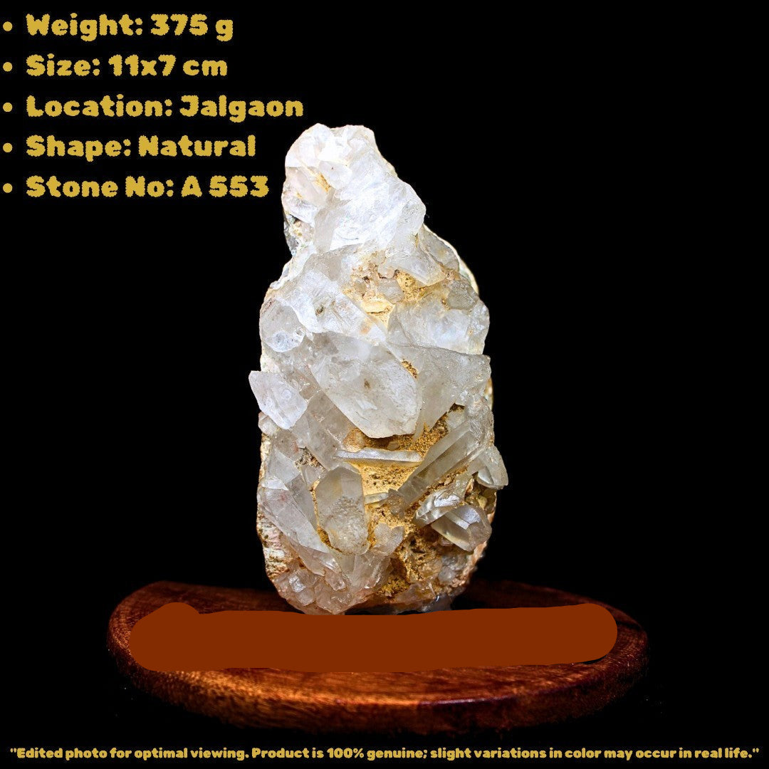 Smokey Quartz Celestial 375g Protection Crystal for Grounding & Energy Cleanse