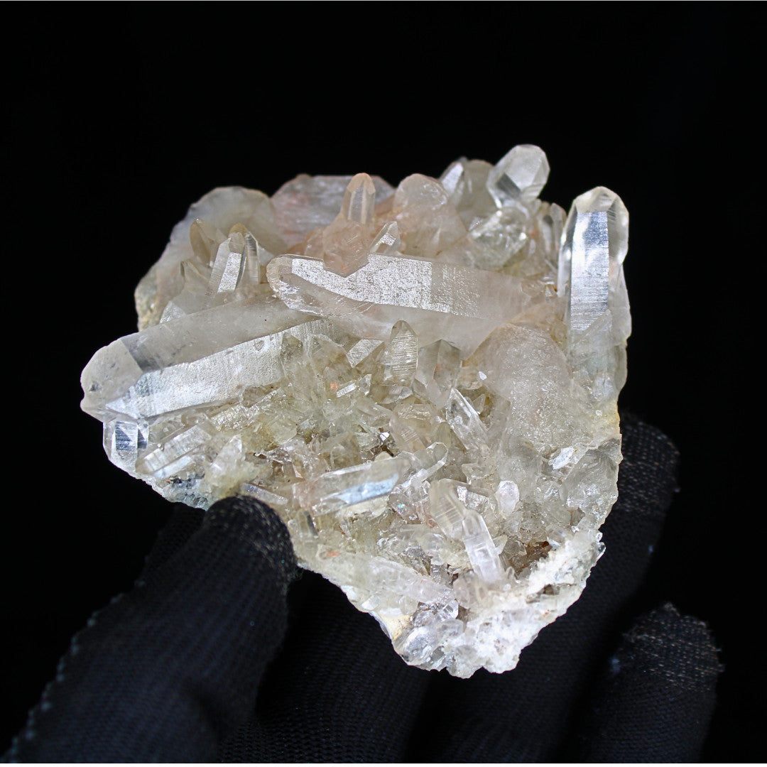 Natural Himalayan Quartz Cluster 210g 9x7cm Clear White Crystal Specimen