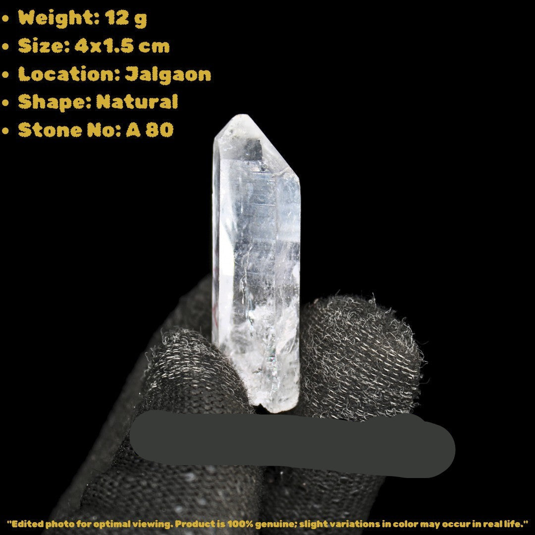 Himalayan Quartz Pencil 12g Healing Crystal for Reiki Meditation Energy