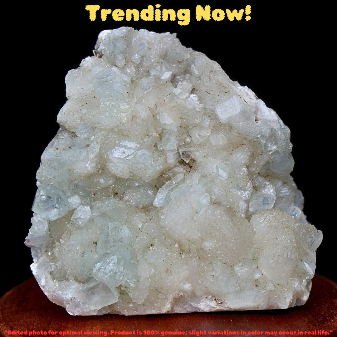 Apophyllite Stilbite Heulandite 340g Chakra Reiki Healing Crystal Cluster