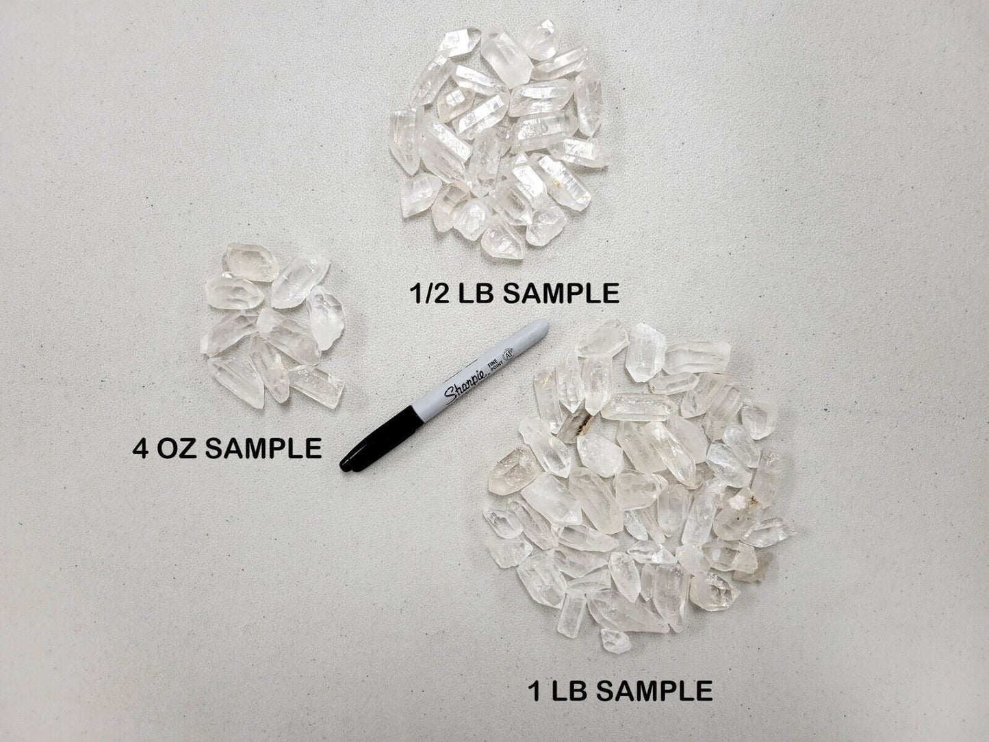 Mini Quartz Crystal Points Bulk, Crystals for Necklace Pendants & Healing Gems