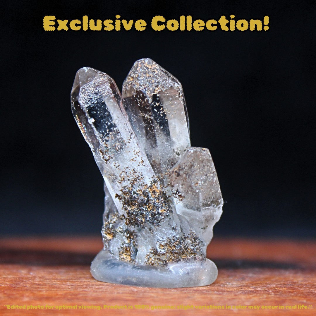 Himalayan Clear Quartz 6g Healing Stone for Energy, Clarity & Meditation 3x2cm