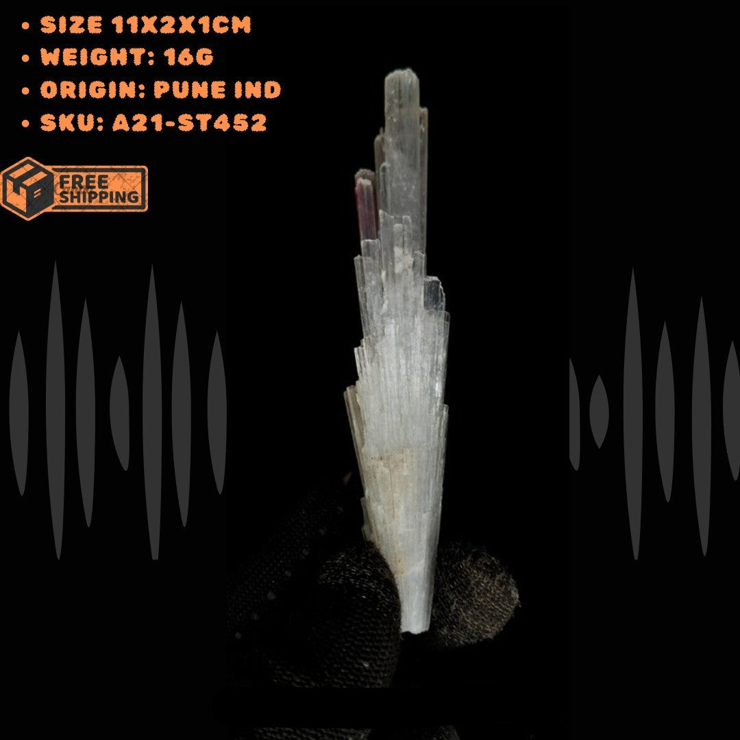 16g Rare Scolecite Crystal Cluster | Reiki Healing Mineral | Meditation Stone