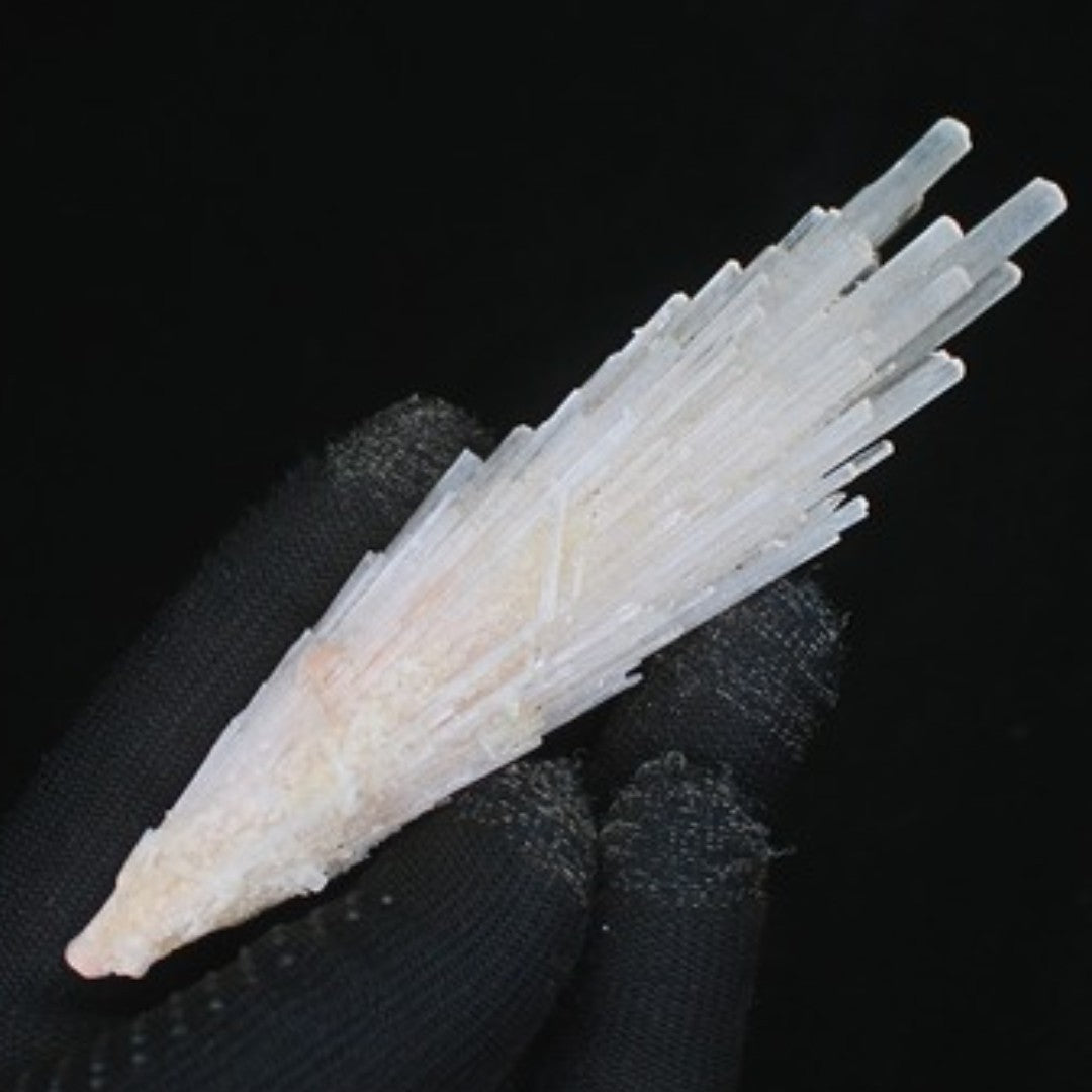 Natural Raw Scolecite Cluster 64g White Zeolite Mineral Specimen India