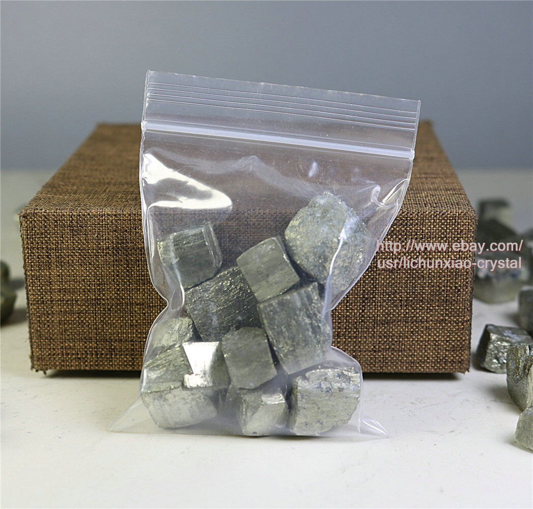 100g Wholesale Beautiful Golden Iron Pyrite Cubic Crystal gem Mineral Specimen